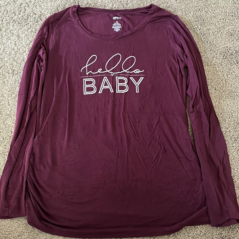 Women’s Hello Baby Maternity Shirt